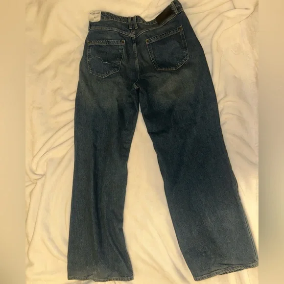 Free People Blue Boyfriend Jeans Classic Denim - Picture 5 of 6